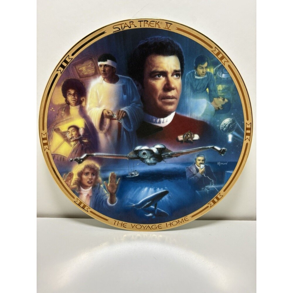 Star Trek IV: The Voyage Home Collector Plate - Hamilton Collection 1994